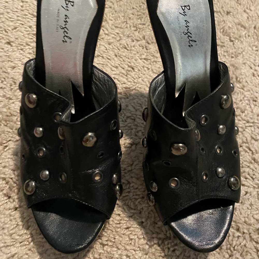 Black & Silver Stilettos